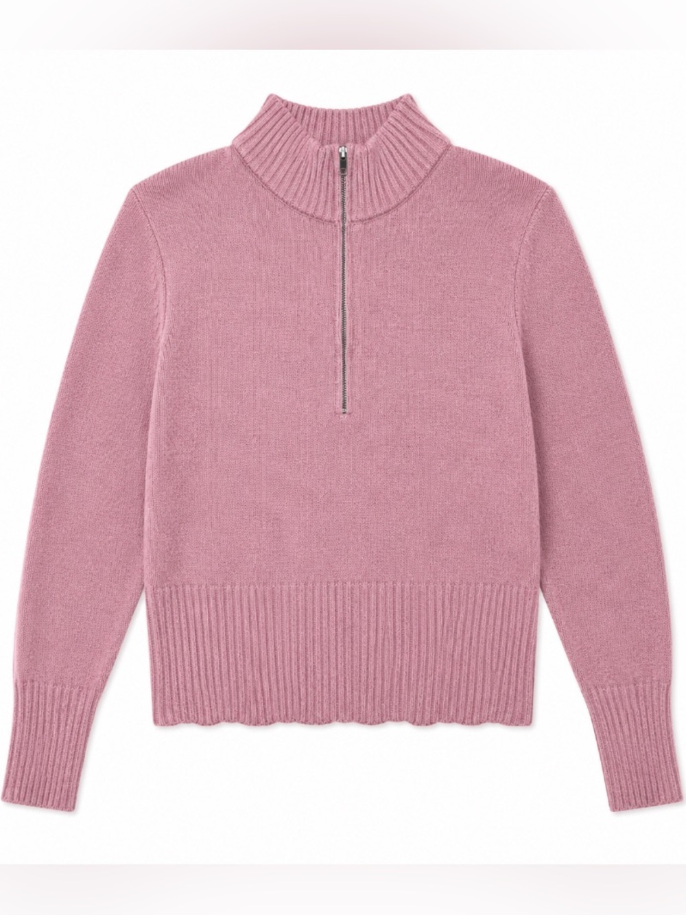 Celebrity Pink • Quarter-zip Sweater • 1X